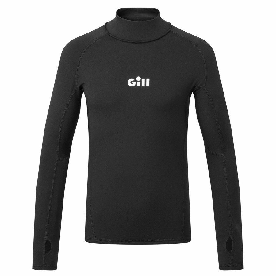 Clothing Gill Marine Long Sleeve | Junior Hydrophobe Thermal Top Blk01