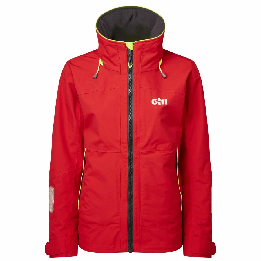 Clothing Gill Marine OS3 | Women'S Os3 Coastal Jacket Red01