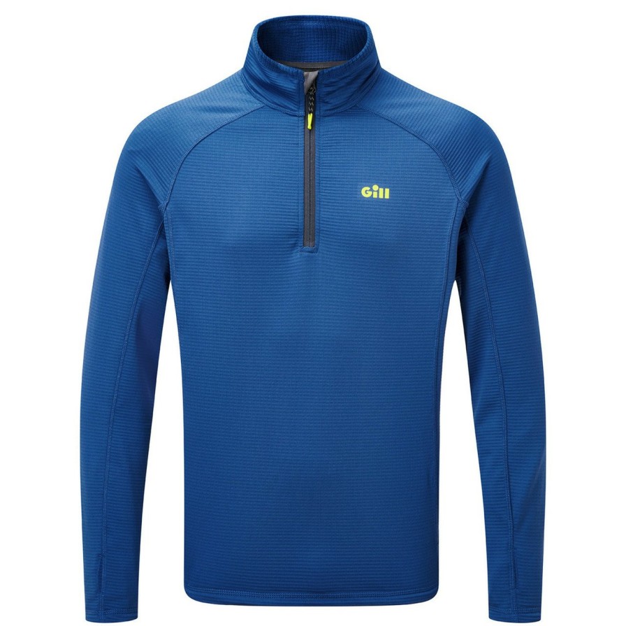 Clothing Gill Marine | Os Thermal Zip Neck In Atlantic Blue Blu42