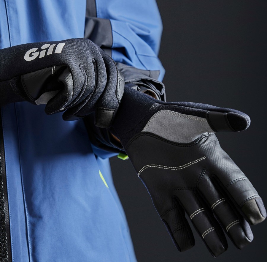 Accessories Gill Marine Neoprene | 3 Season Gloves Blk01