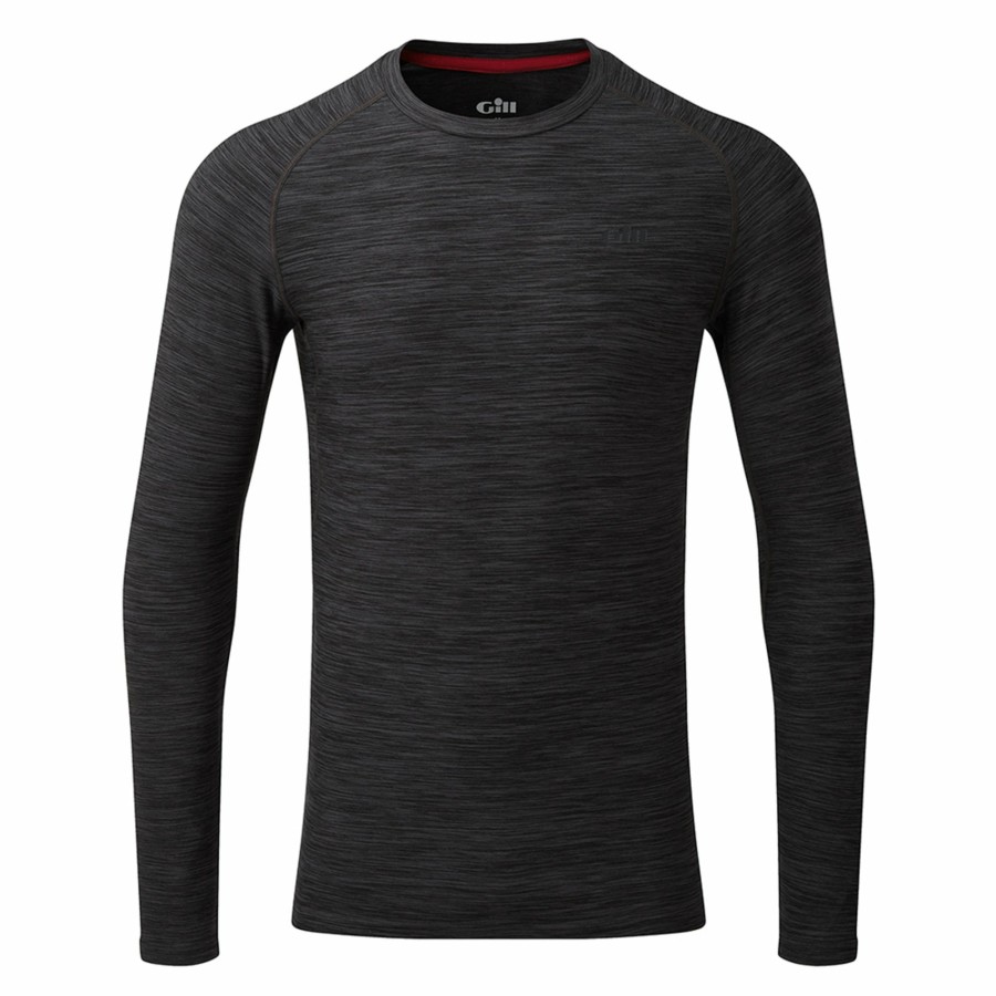 Clothing Gill Marine | Men'S Crew Neck - Long Sleeve Ash09