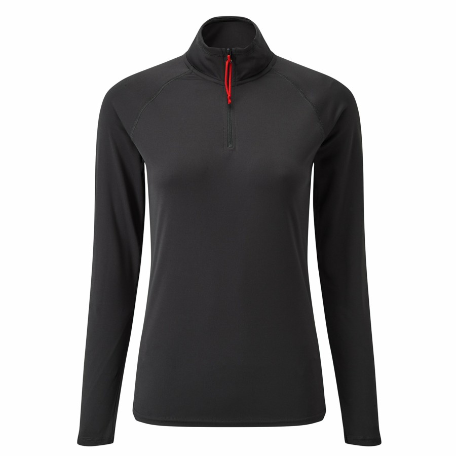 Activity Gill Marine | Women'S Uv Tec Zip Tee - Long Sleeve