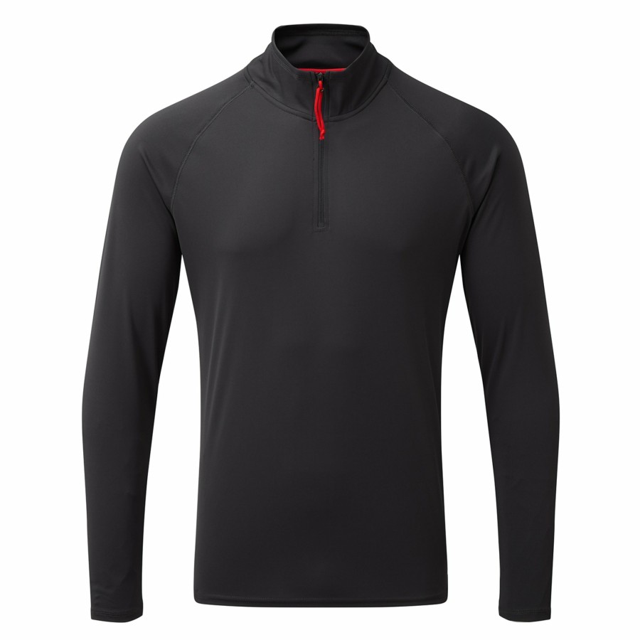 Clothing Gill Marine T-Shirts | Men'S Uv Tec Zip Tee - Long Sleeve