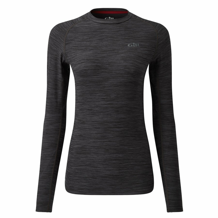 Clothing Gill Marine | Women'S Crew Neck - Long Sleeve Ash09