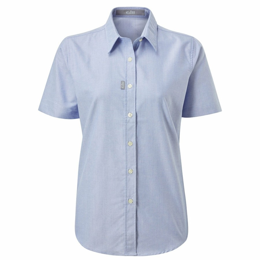 Clothing Gill Marine | Women'S Oxford Shirt Short Sleeve