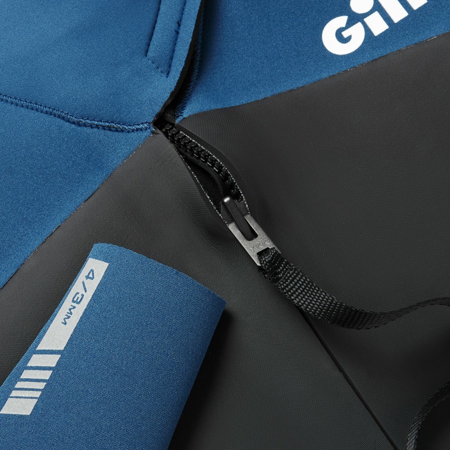 Clothing Gill Marine Wetsuits | Junior Pursuit Wetsuit 4/3Mm Back Zip